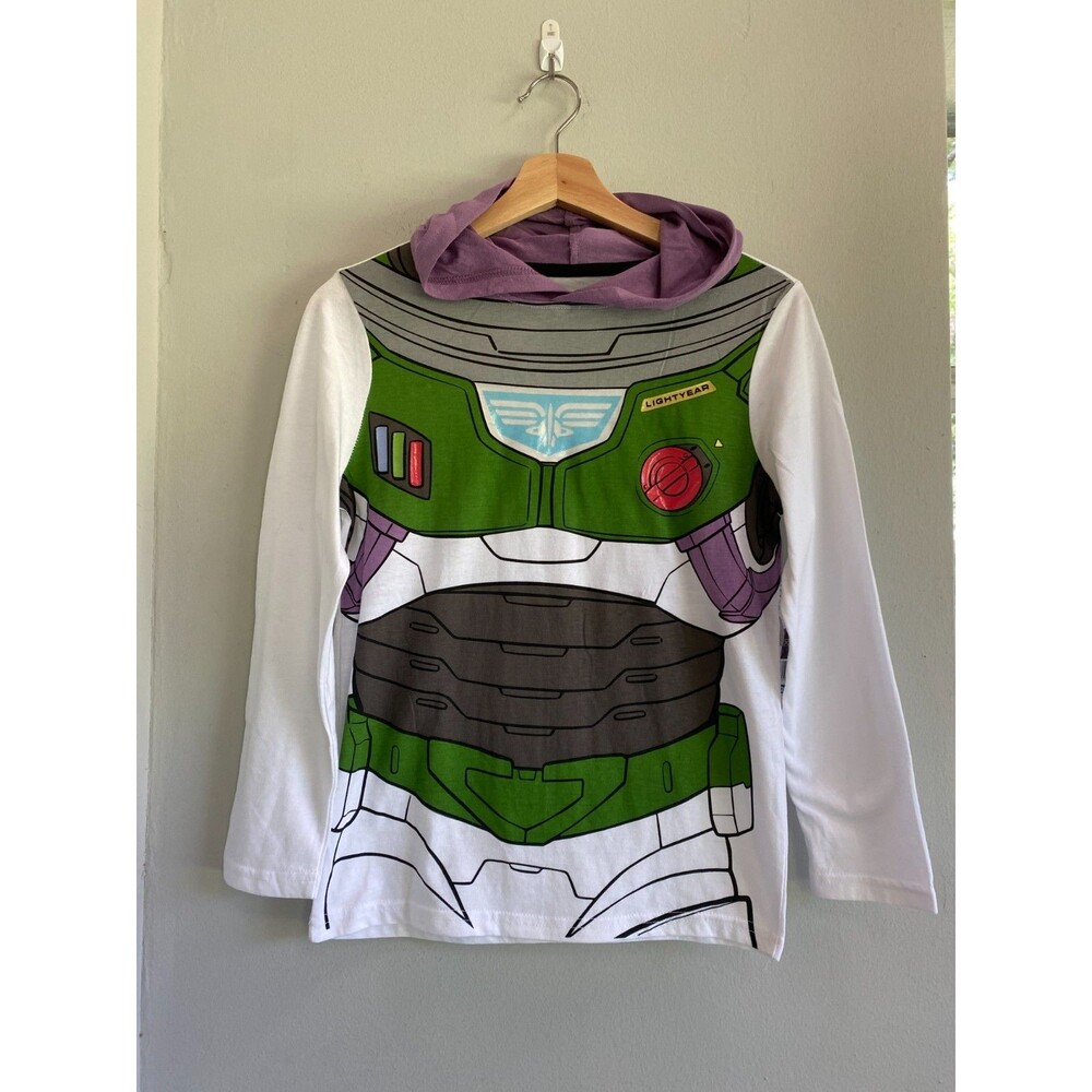 NWT Disney Pixar Toy Story Buzz Lightyear Hoodie Youth Pullover 10/12 Sweatshirt